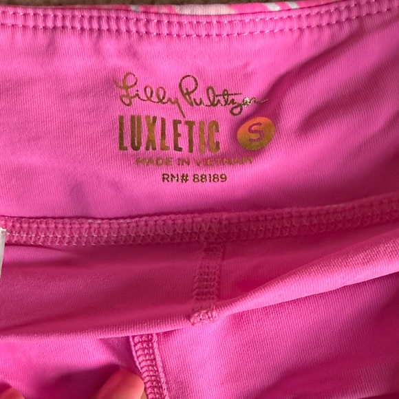 Lilly Pulitzer Hot Pink & Light Pink Palm-Print Ruffle Skirt - Picture 2 of 6